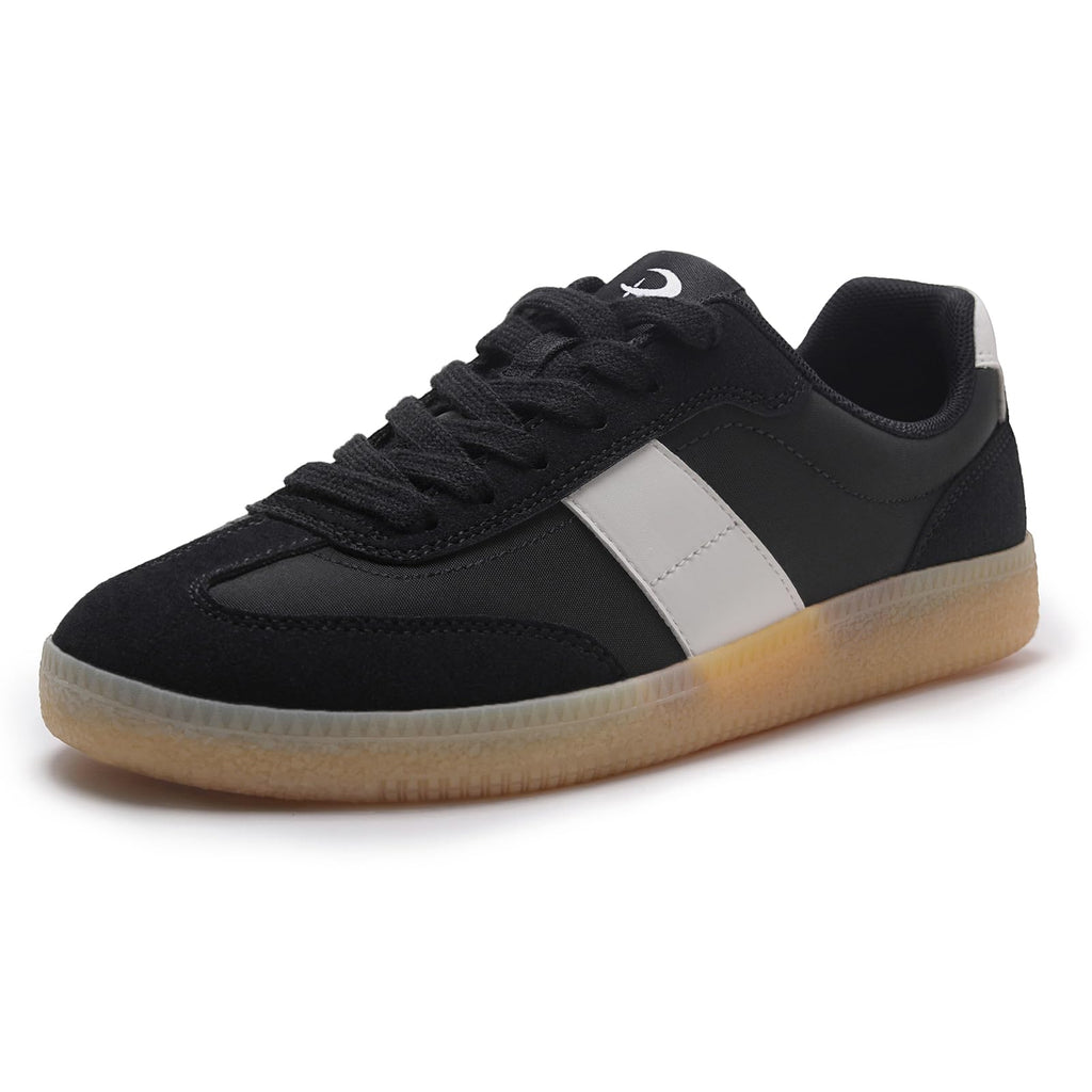 Rihero Women's Fashion Comfortable Walking Sneakers Shoes | Retro Color-Block Sneakers, Lace-Up, Non-Slip Sole, Ideal For Daily Wear Casual Spring, Fall, Running, Tennis