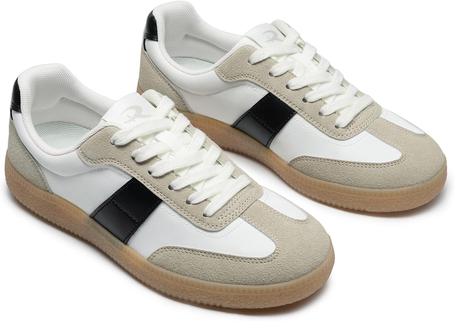 Rihero Women's Fashion Comfortable Walking Sneakers Shoes | Retro Color-Block Sneakers, Lace-Up, Non-Slip Sole, Ideal For Daily Wear Casual Spring, Fall, Running, Tennis