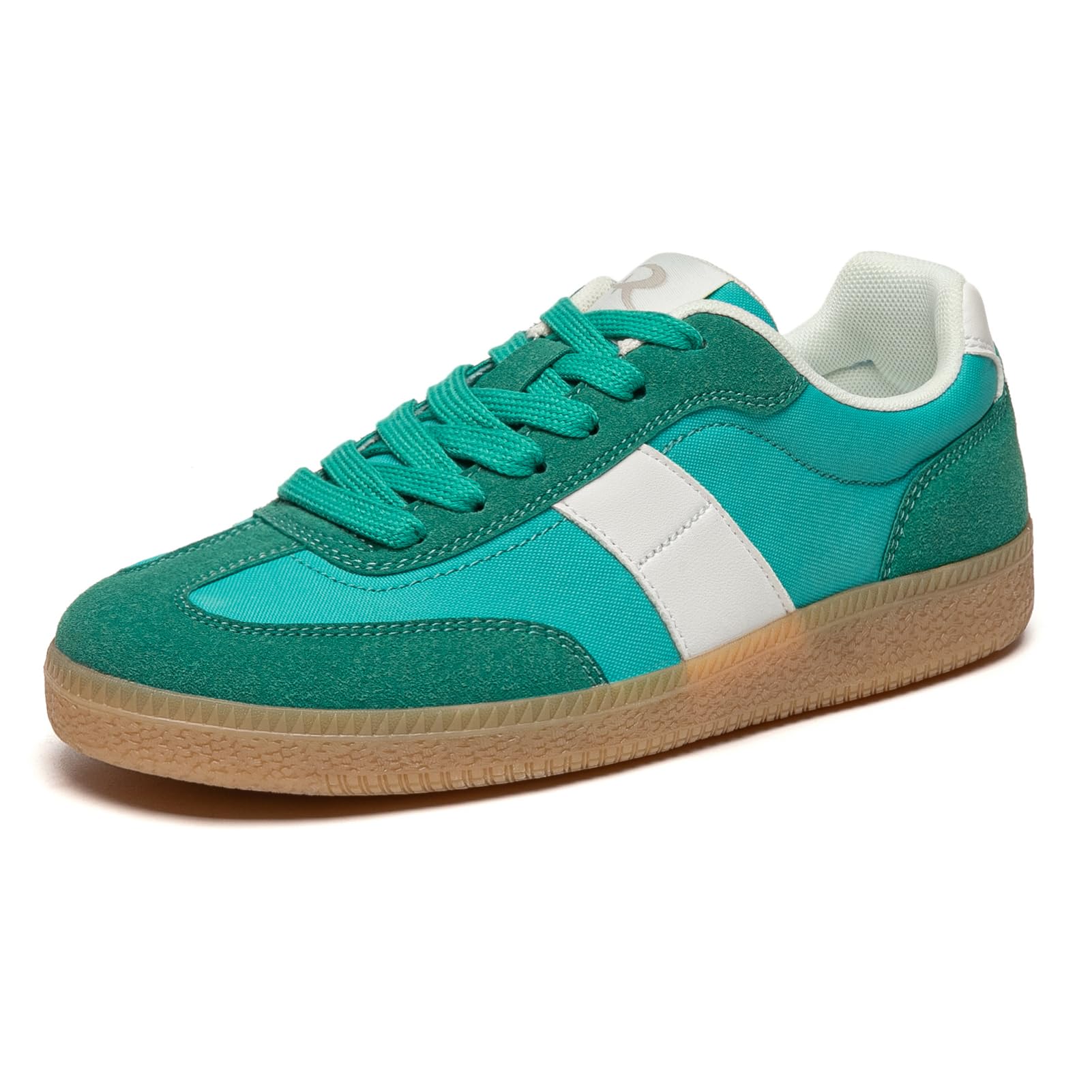 Rihero Women's Fashion Comfortable Walking Sneakers Shoes | Retro Color-Block Sneakers, Lace-Up, Non-Slip Sole, Ideal For Daily Wear Casual Spring, Fall, Running, Tennis