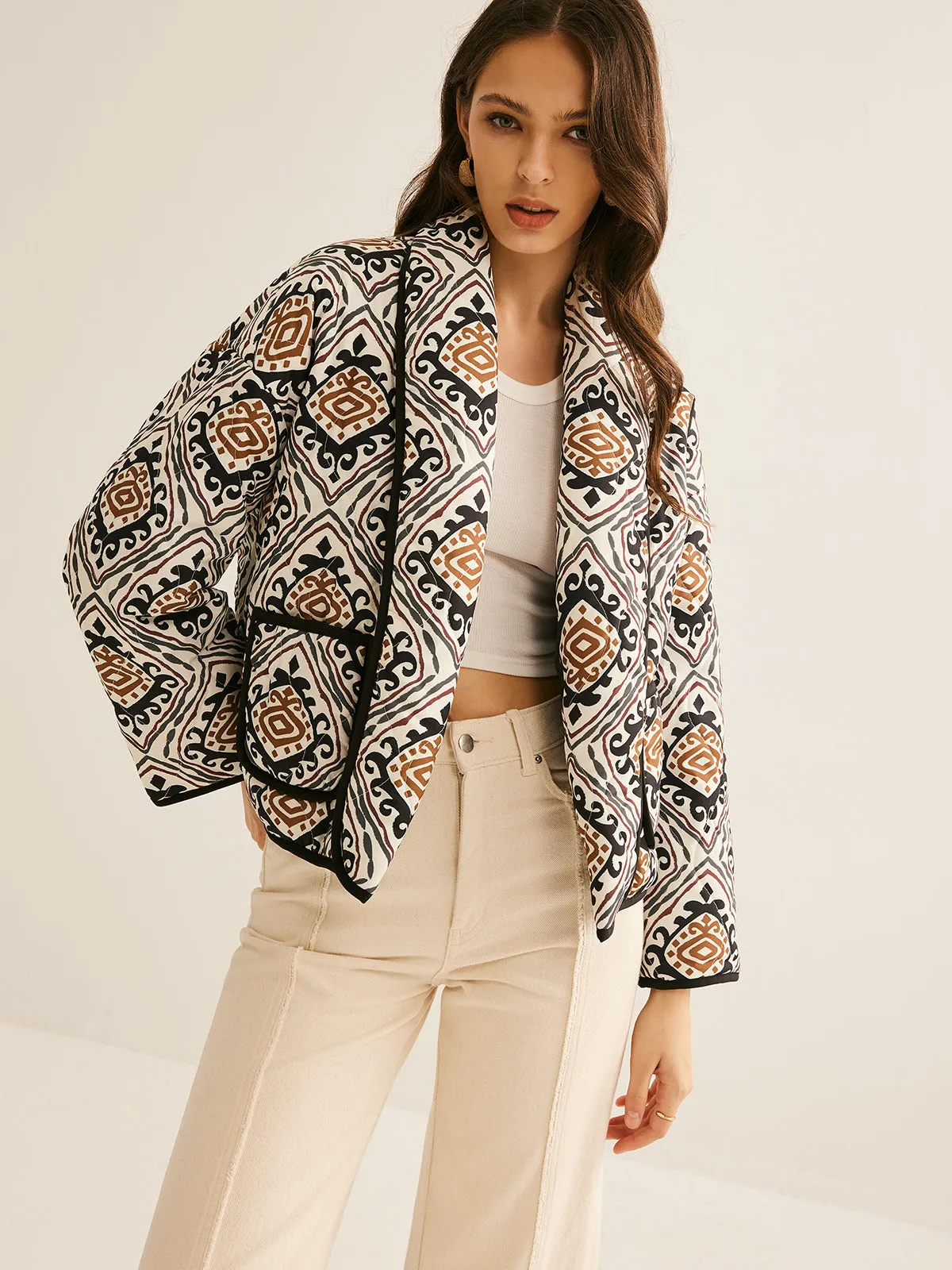 Boheme Printed Winter Coat
