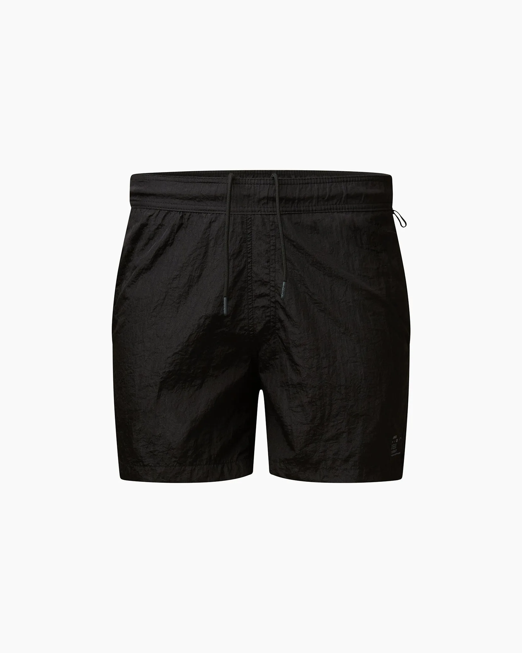 Crinkle Nylon Multifunctional Short | Black