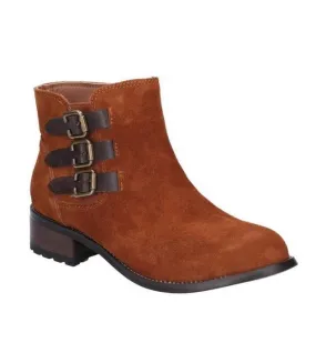 Divaz Womens/Ladies Lexi Slip On Buckle Boot (Tan) - UTFS5932