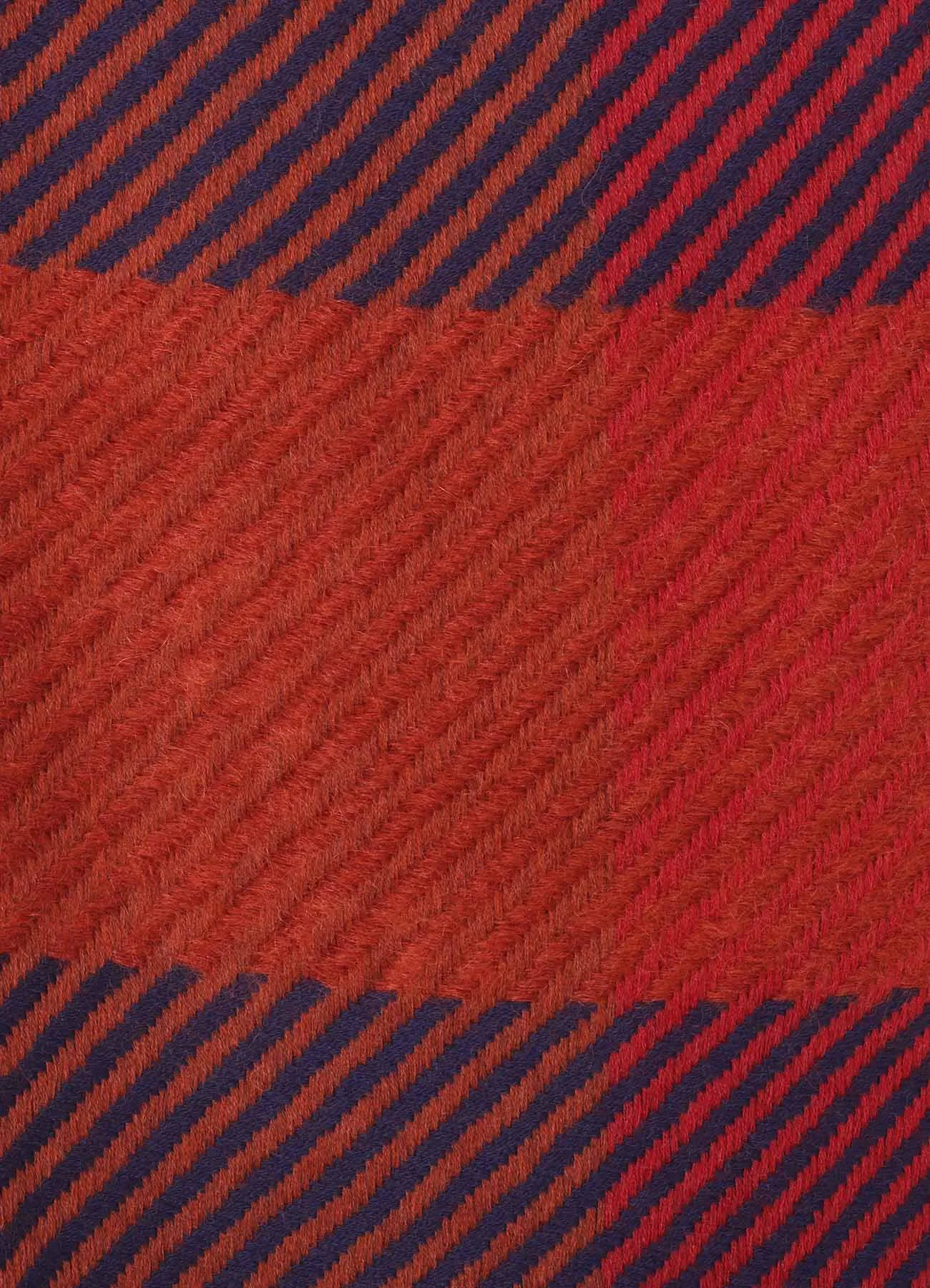 DOUBLE PLAID BIG TWILL SCARF