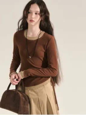 Drawstring Simple Casual Cutsew