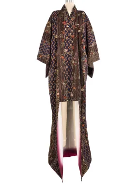 Floral Vine Printed Kimono