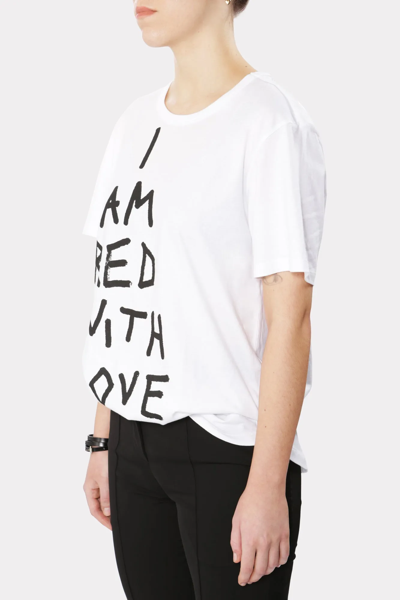 I AM RED WITH LOVE T-SHIRT