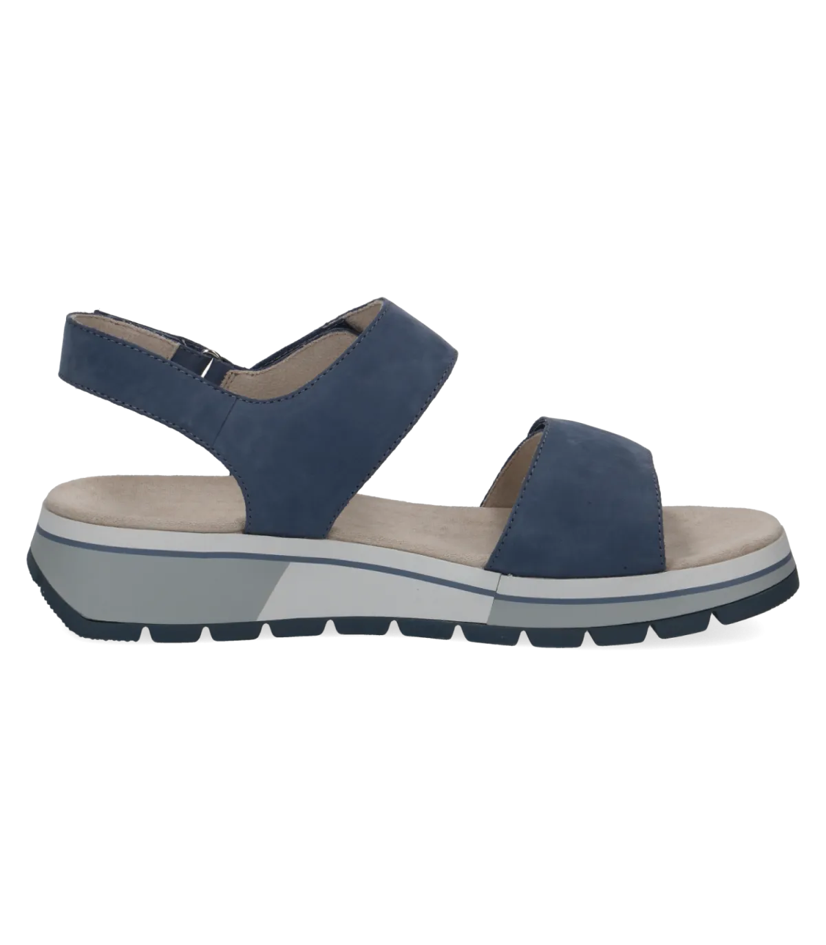 Leather ΅Anatomic Sandal by Caprice-Jean Nubuc