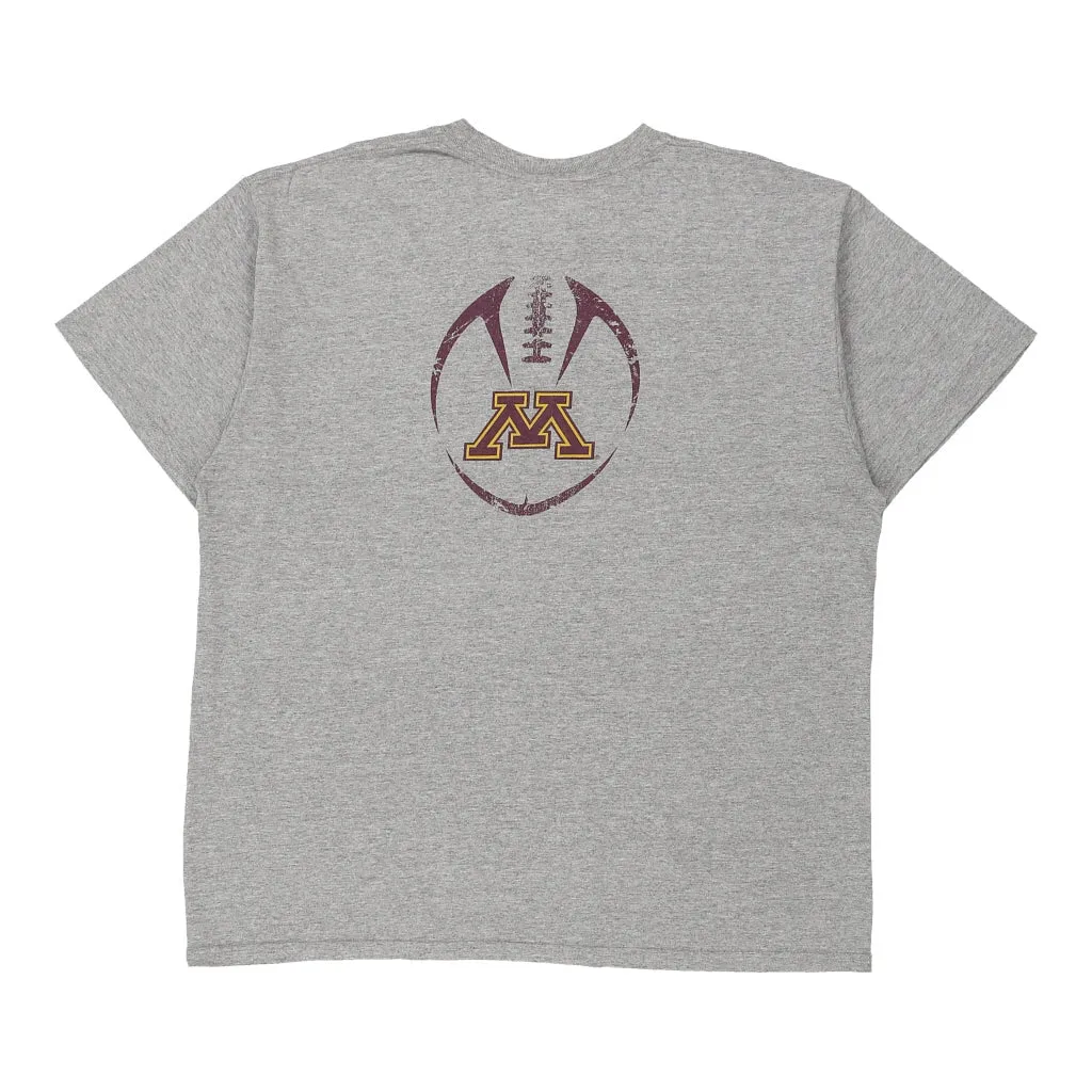 Minnesota Nike T-Shirt - Large Grey Cotton