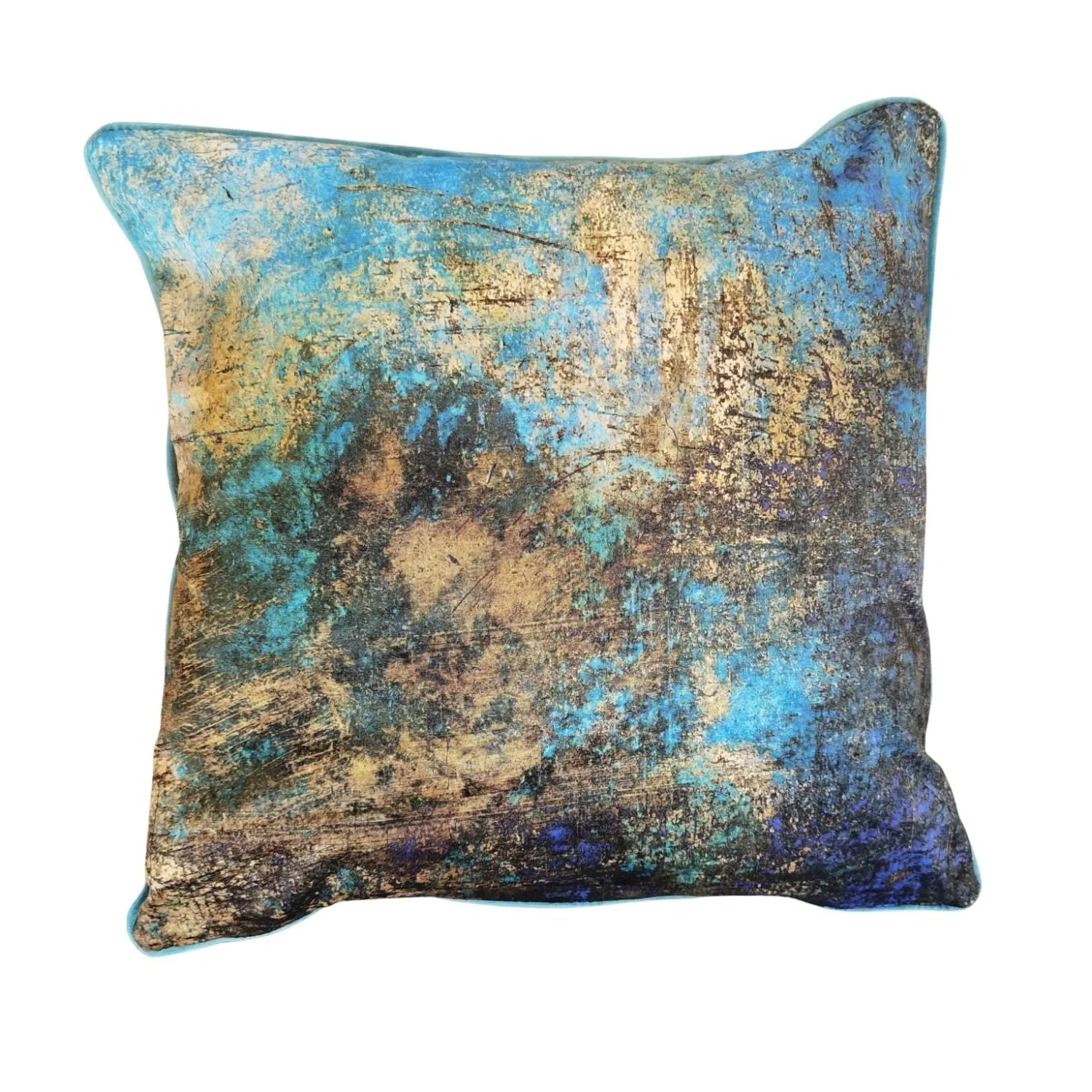 Printed Piped Cushion - 18x18''