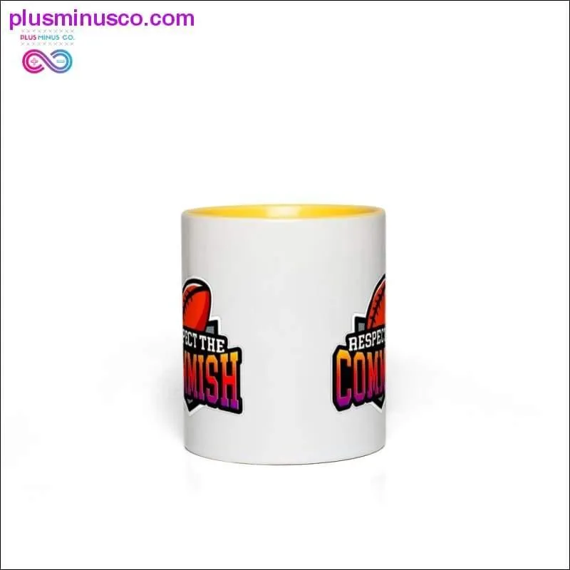 Respect the Commish Accent Mugs