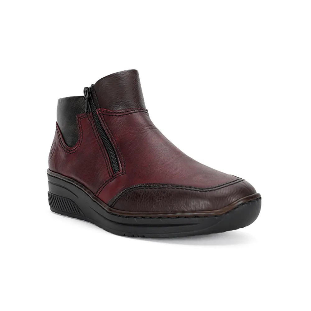Rieker Women Retro Ankle Boot Leather 48754