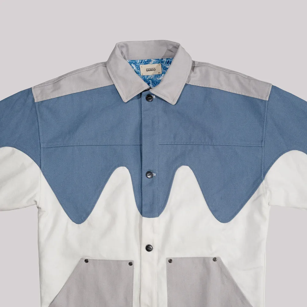 Sango Watta Jacket Pacific Blue, Off White, Cloud Grey