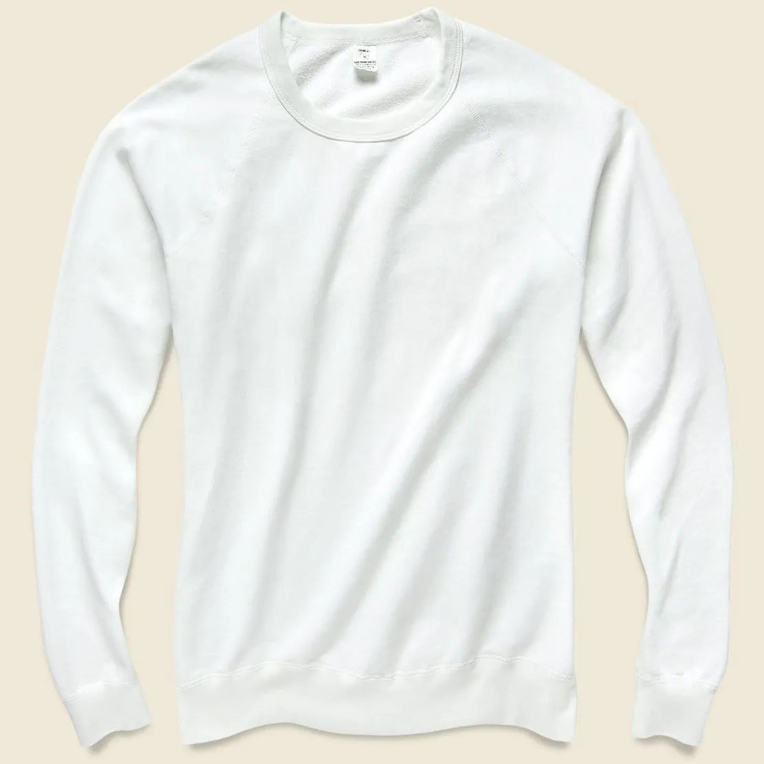 Supima Crew Sweatshirt - White