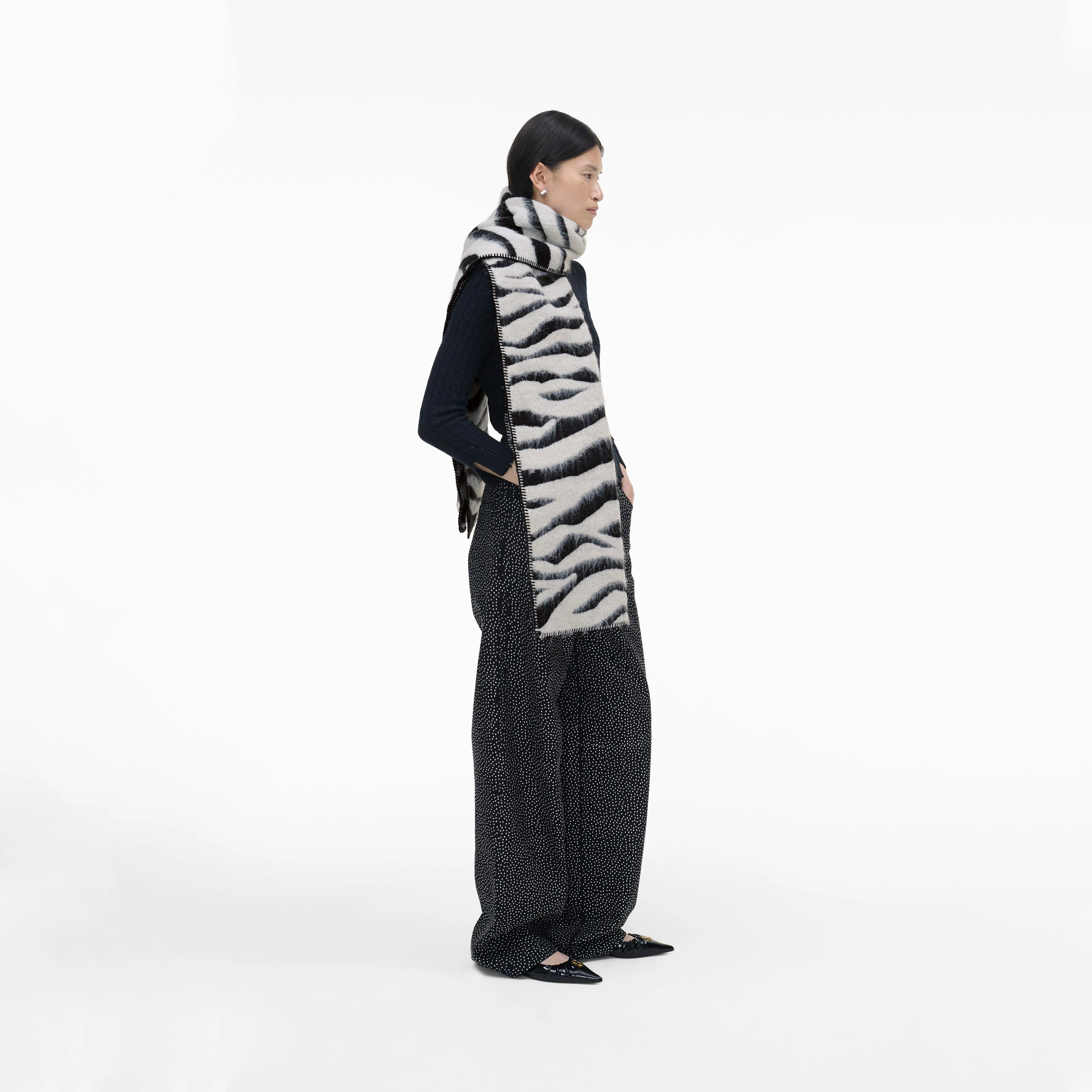 The Zebra Brushed Scarf