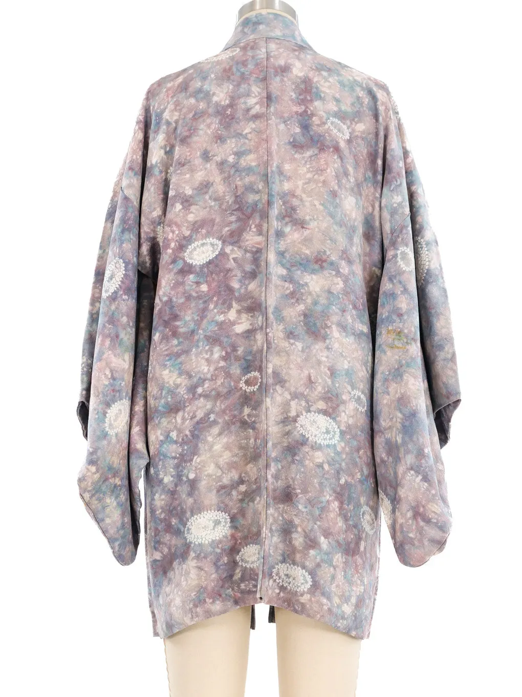 Watercolor Printed Haori Kimono