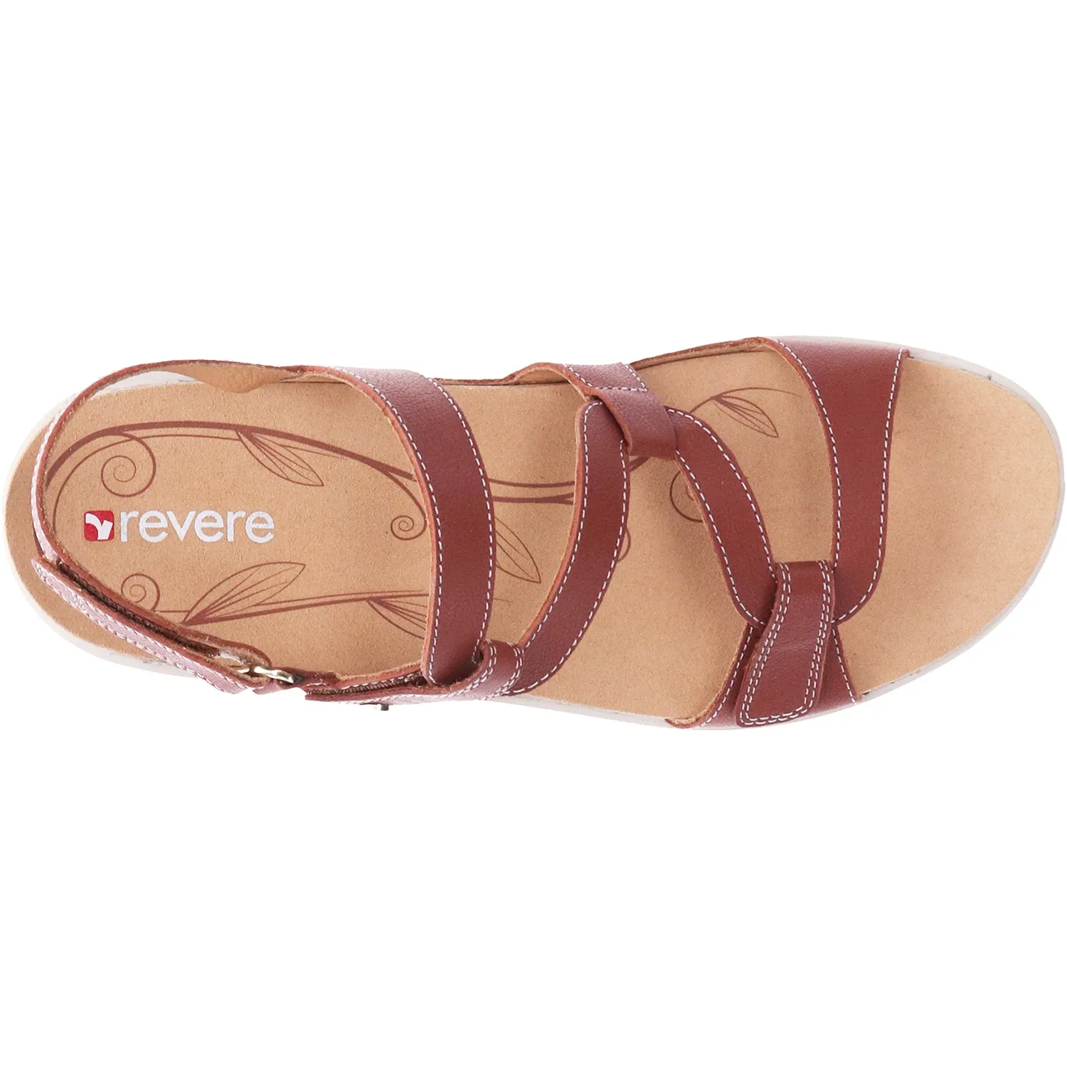 Women's Revere Emerald Cognac Leather